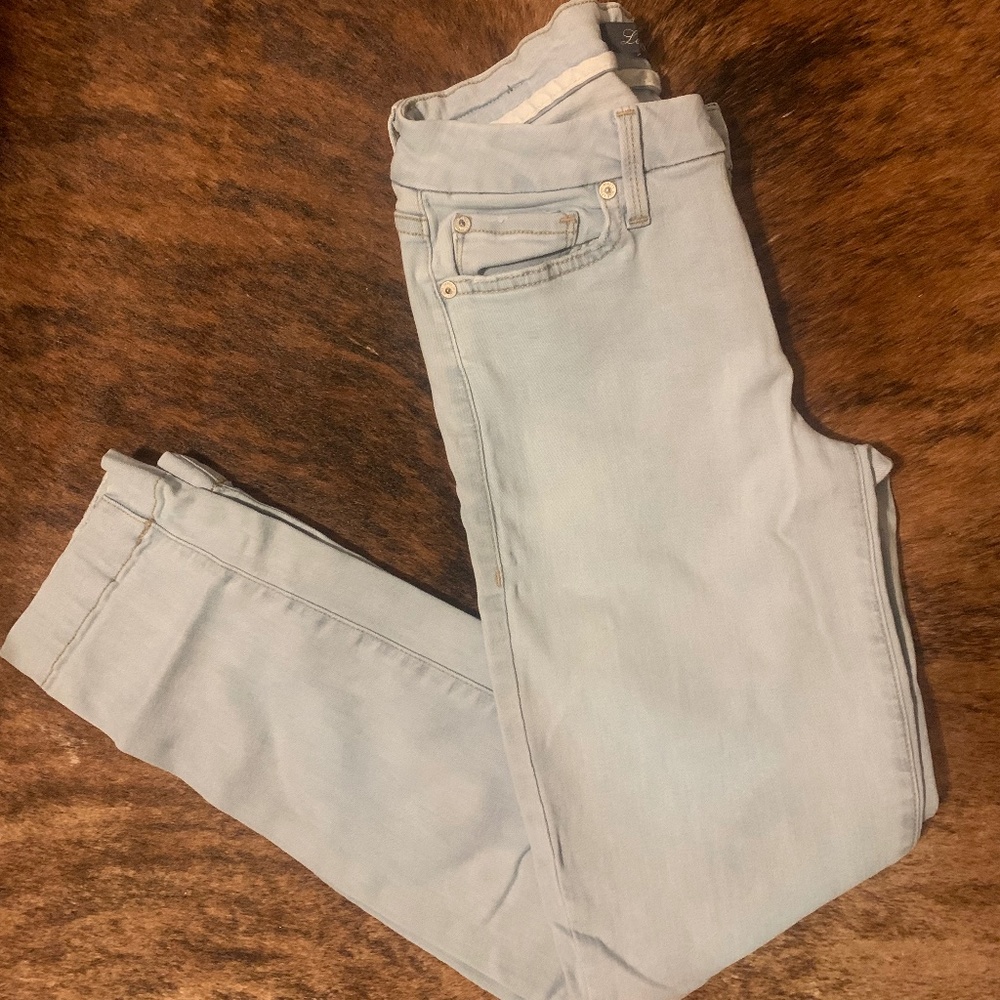 Level 99 Lily Crop skinny straight jeans size 28